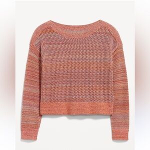 Old Navy Women's Sweater - Coral and Peach Blend